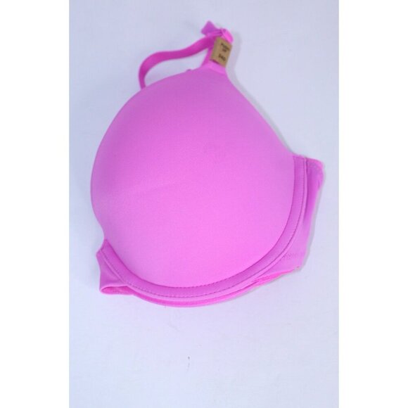 Pink By Victoria's Secret 34 D Pink Solid Push Up Lightly Padded Unwired NWT - Picture 15 of 15